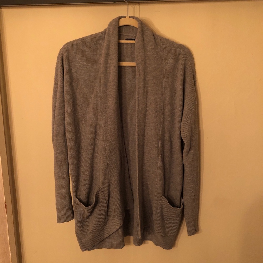 Cowl Open Cardigan